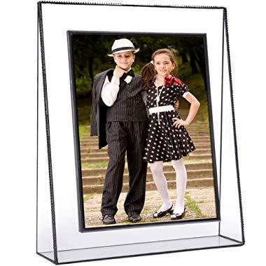 J Devlin Pic 319-81V Clear Glass Picture Frame Tabletop 8 x 10 Vertical Photo Contemporary Modern Home Decor