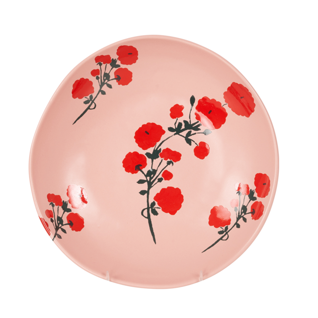 BERNADETTE Red Blossom Pasta Bowl (Set of 2)