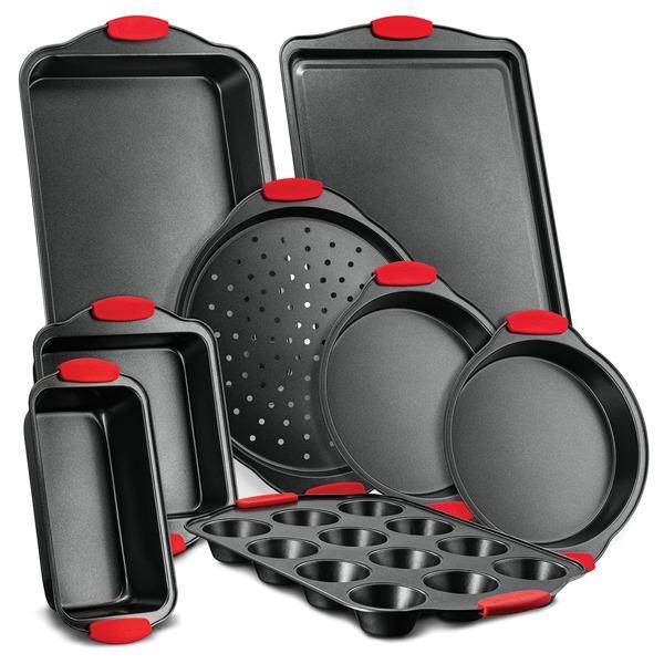 Nutrichef 8-piece Steel Non-stick Bakeware Set