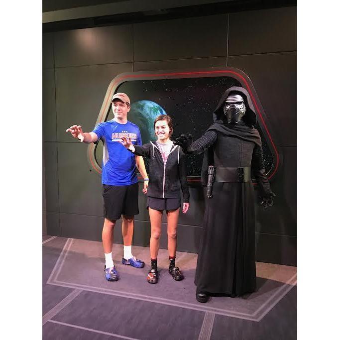 And lastly of the Disney bunch, us with our (my)  love, Kylo Ren.