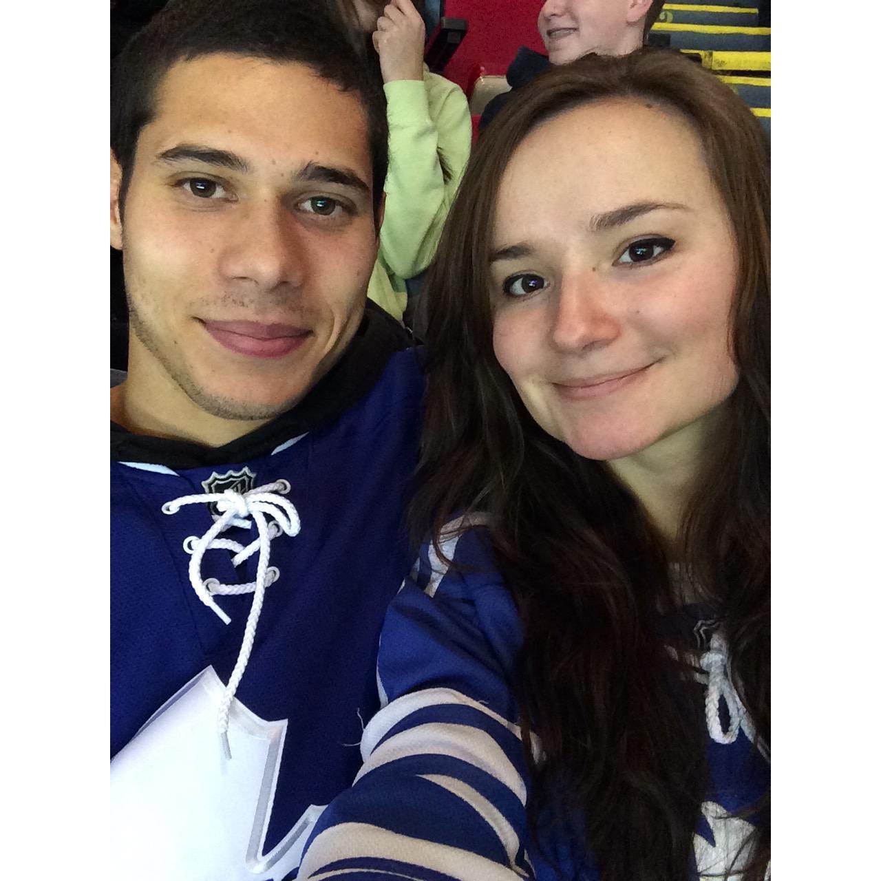 Leafs game back in 2015.