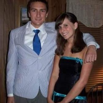 Emily's senior homecoming, all the way back in 2009!