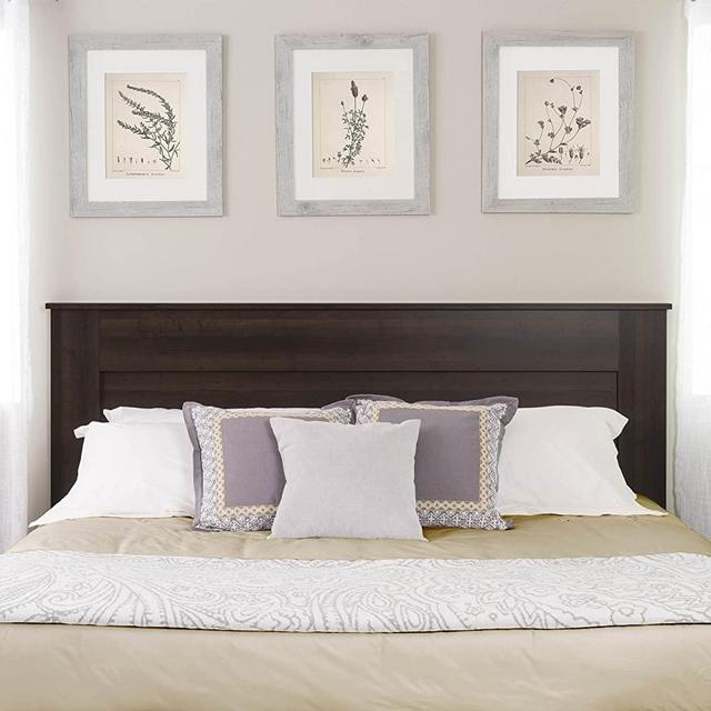 Prepac Select King Flat Panel Headboard Espresso