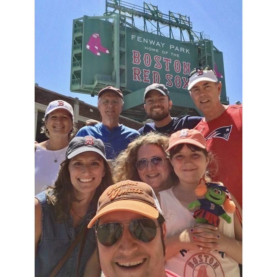 Chesley Fam showing Kris around Boston!