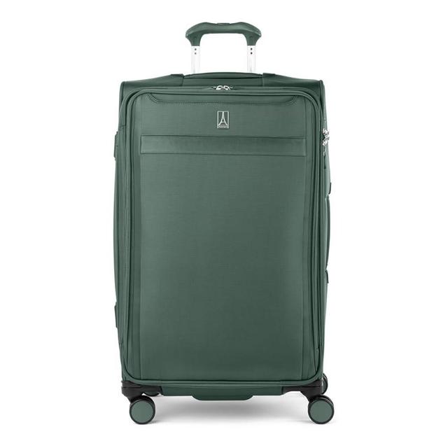 Travelpro VersaPack+ Lightweight Softside Expandable Checked Luggage, 8 Spinner Suitcase, TSA Lock, Men and Women, Checked Large 29-Inch, Desert Sage Green