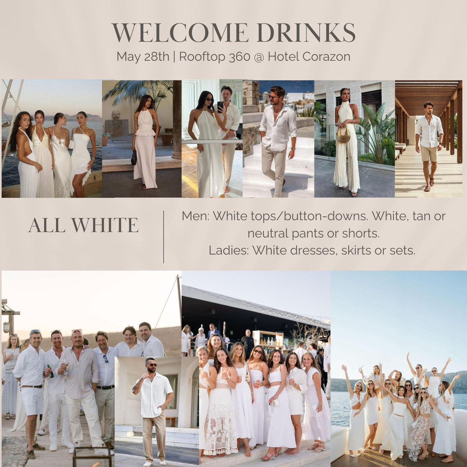 Welcome Drinks | Thursday May 28th