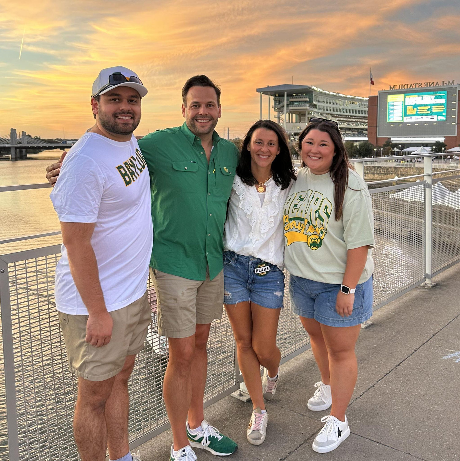 Baylor game w/ family ♡
