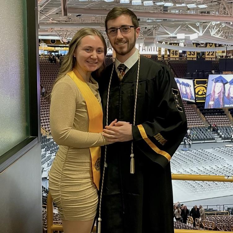 graduation day!! He's got a B.S. and that's no BS!