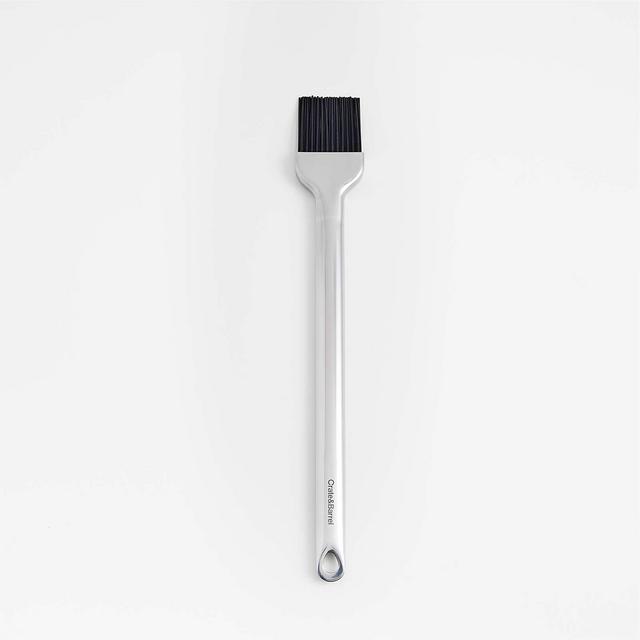 Crate & Barrel Stainless Steel Grill Basting Brush