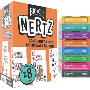 Bicycle Nertz Card Game 8 Decks of Jumbo Index Playing Cards