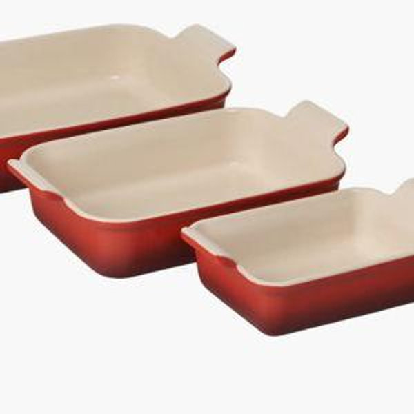 Heritage 3-Piece Rectangular Baking Dish Set
