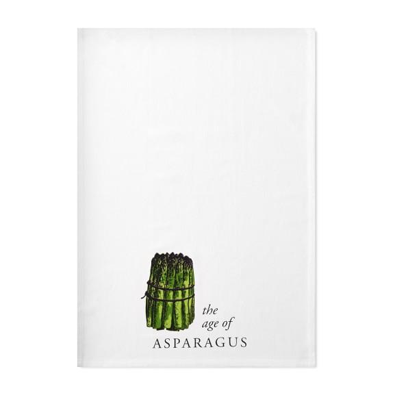 Vegetable Tea Towel, Age of Asparagus