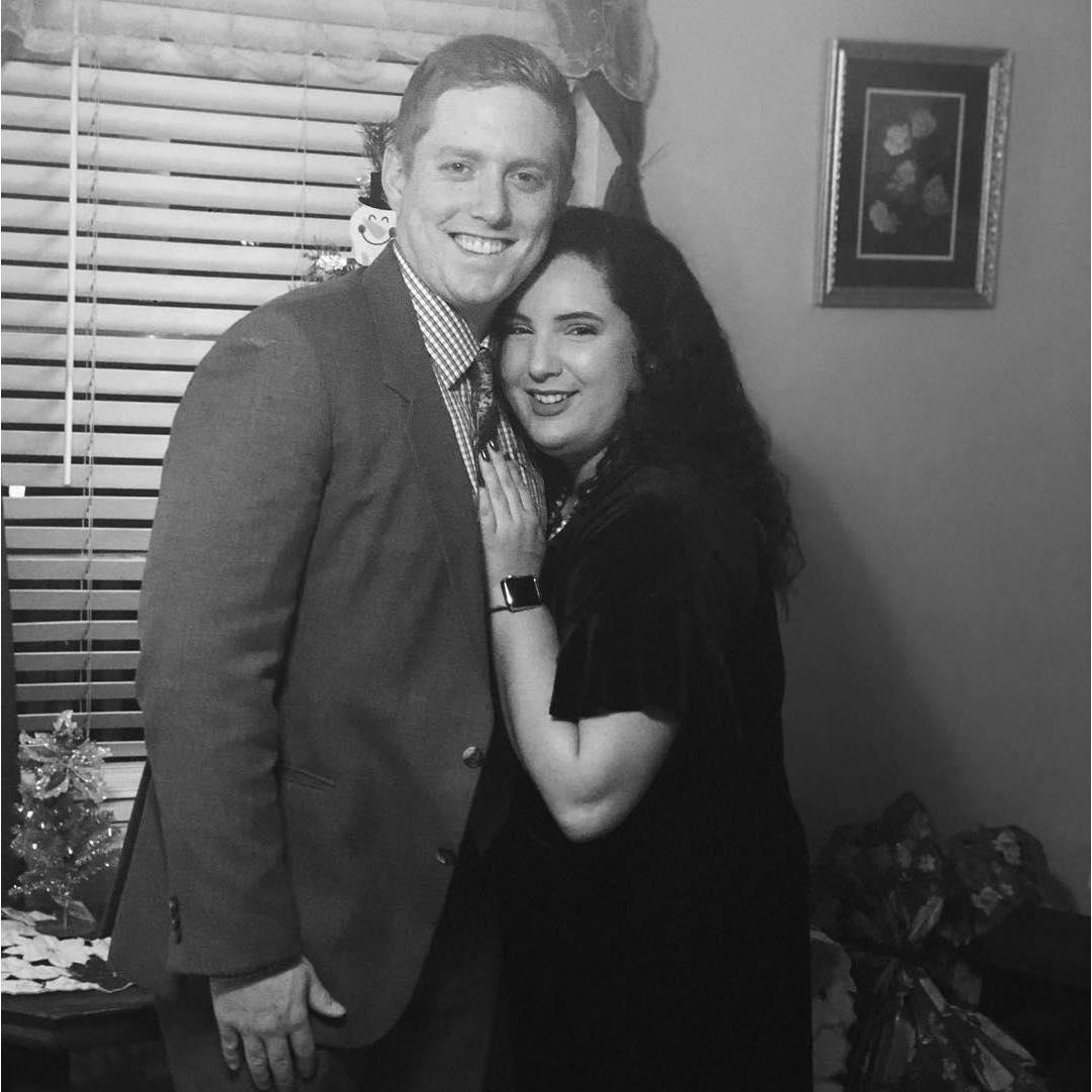 Christmas Eve 2017 - Shiloh had the ring in his pocket & Em had no idea!