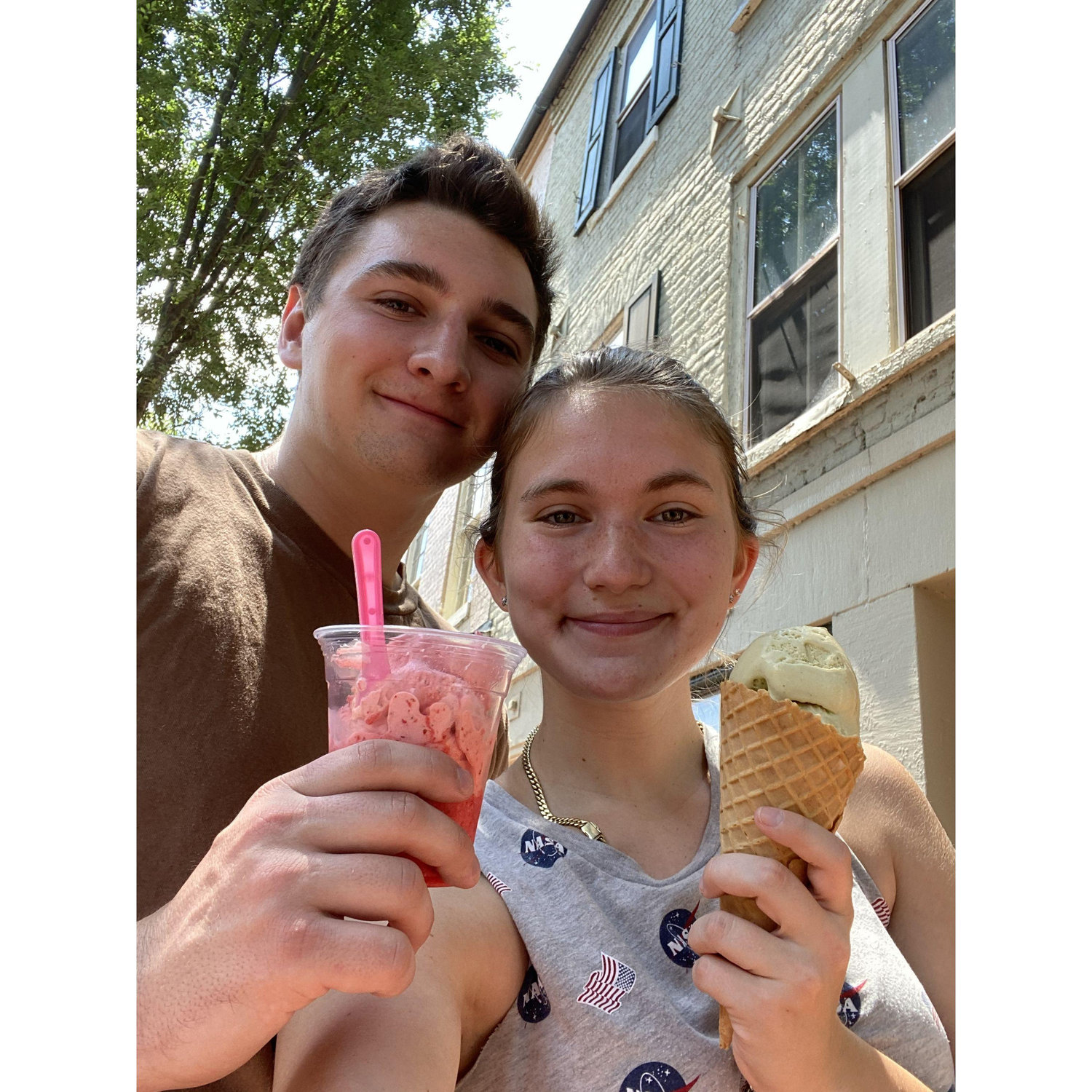 Gelato from Italian Station Downtown, FXBRG