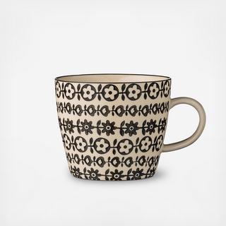 Julie Flower Mug, Set of 4