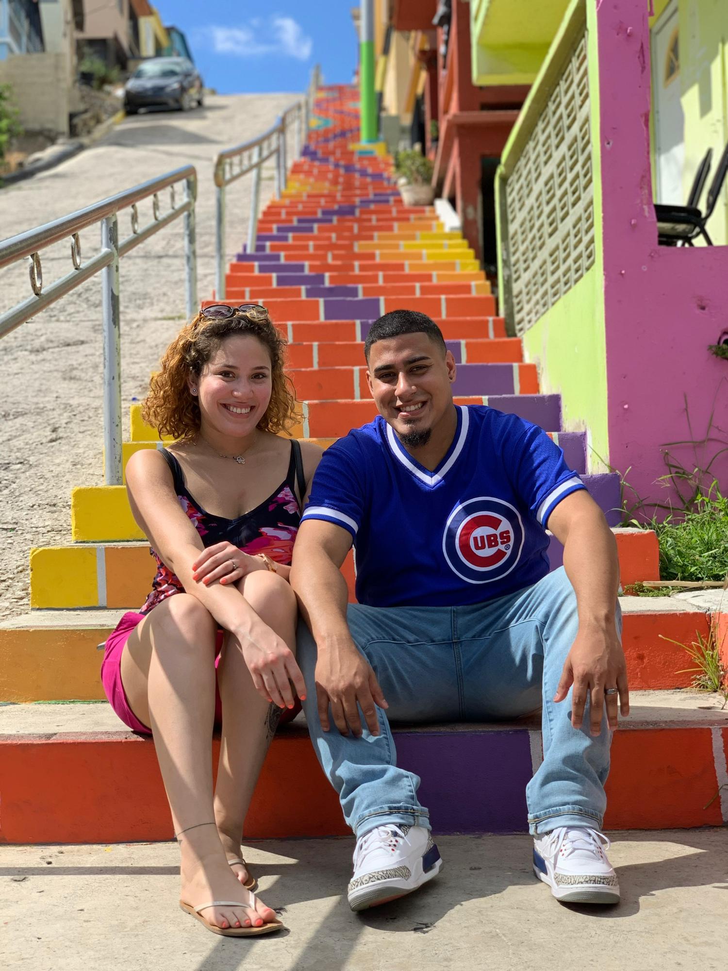 To our second trip together, Puerto Rico.