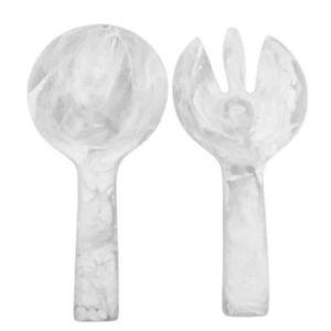 Swirl Resin Classic Jumbo Servers (White)