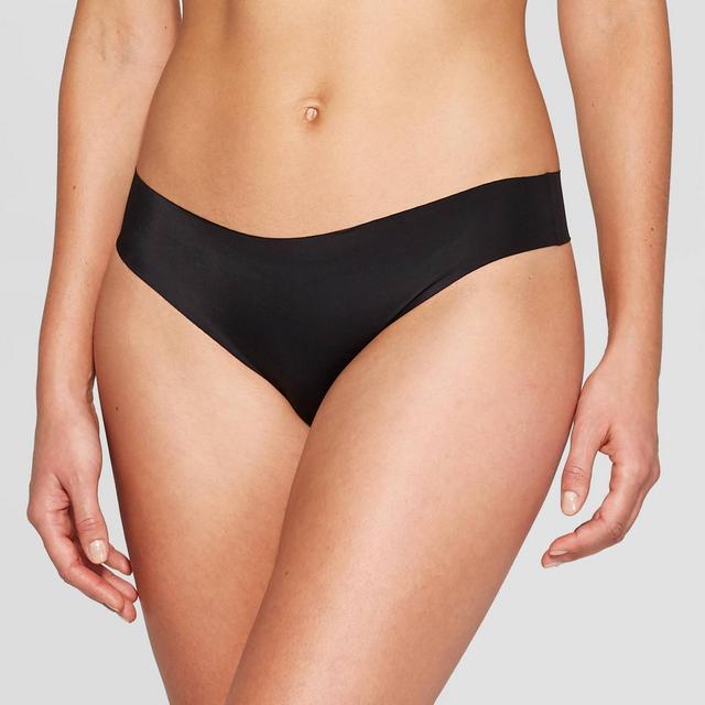 Women's Laser Cut Thong - Auden™ Black S