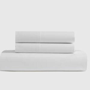 Organic Crisp Percale Fitted Sheet Set - Full