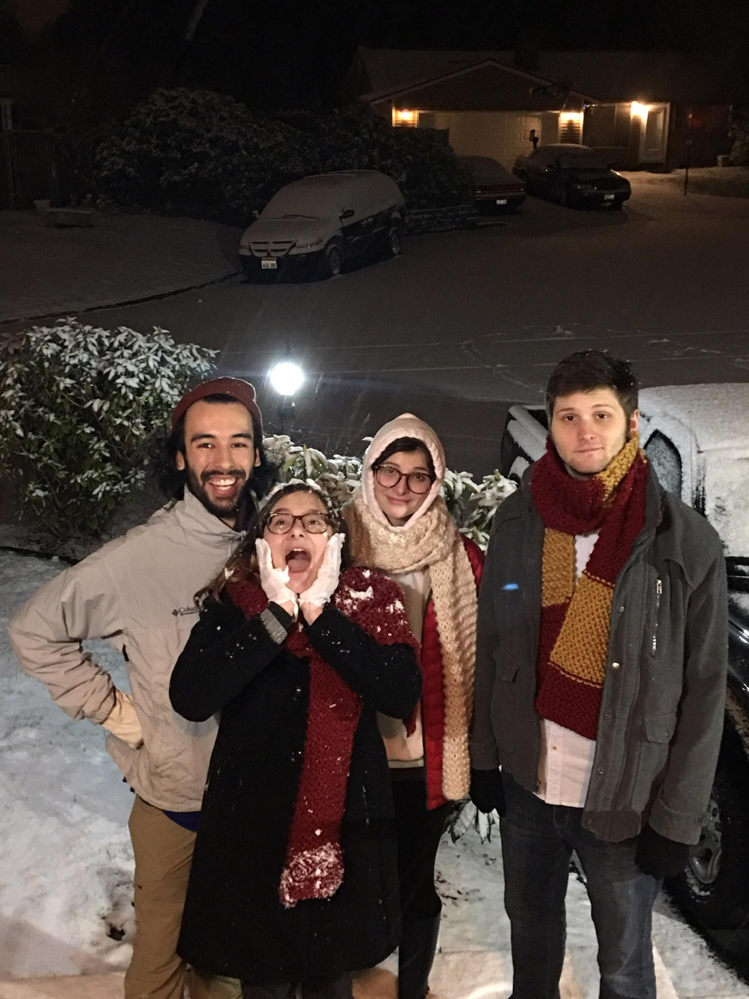 This was the first major snow we shared, and when Dylan was first integrating into the Cook clan. Even early on, we all were a natural match!