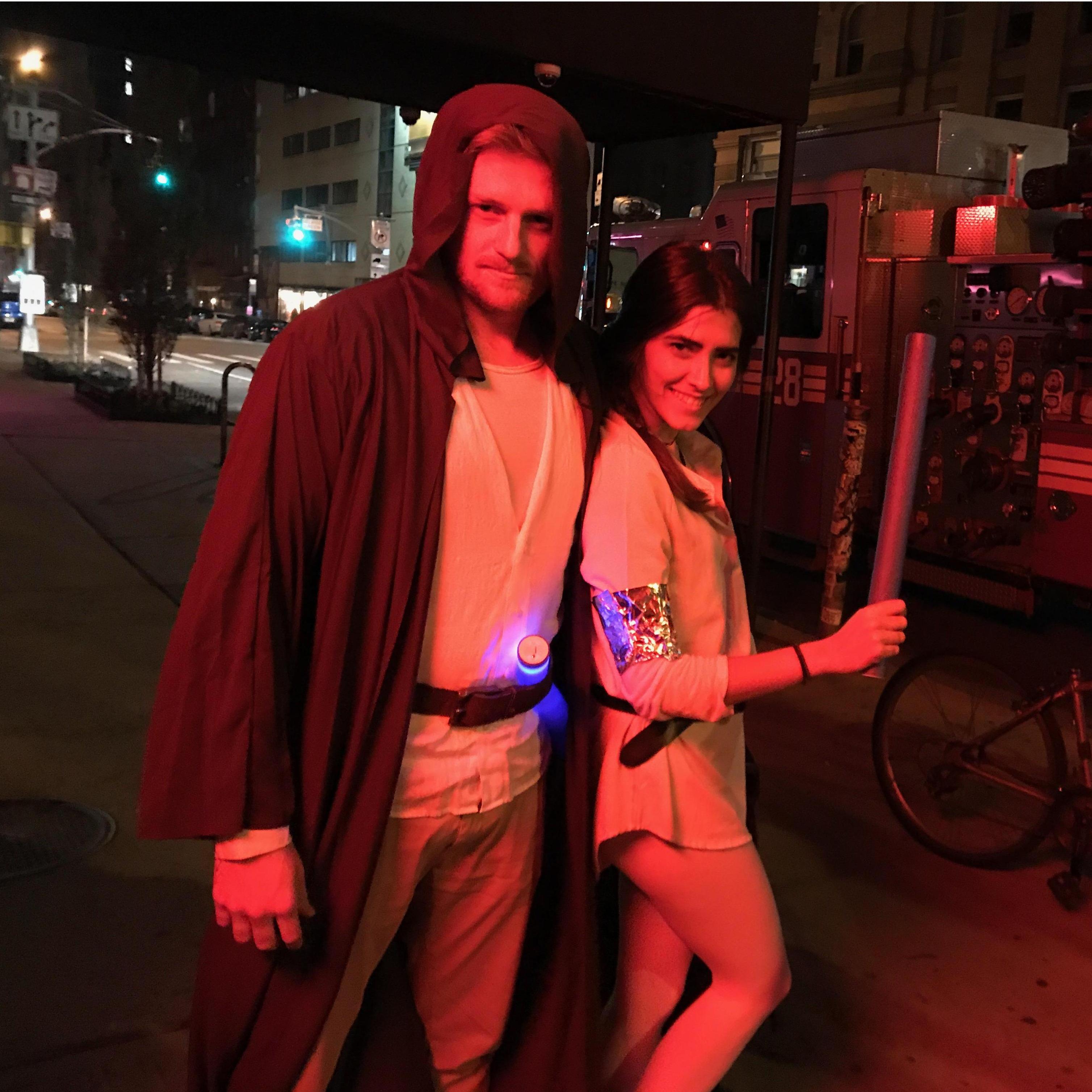 Proudly self-proclaimed Star Wars nerds.