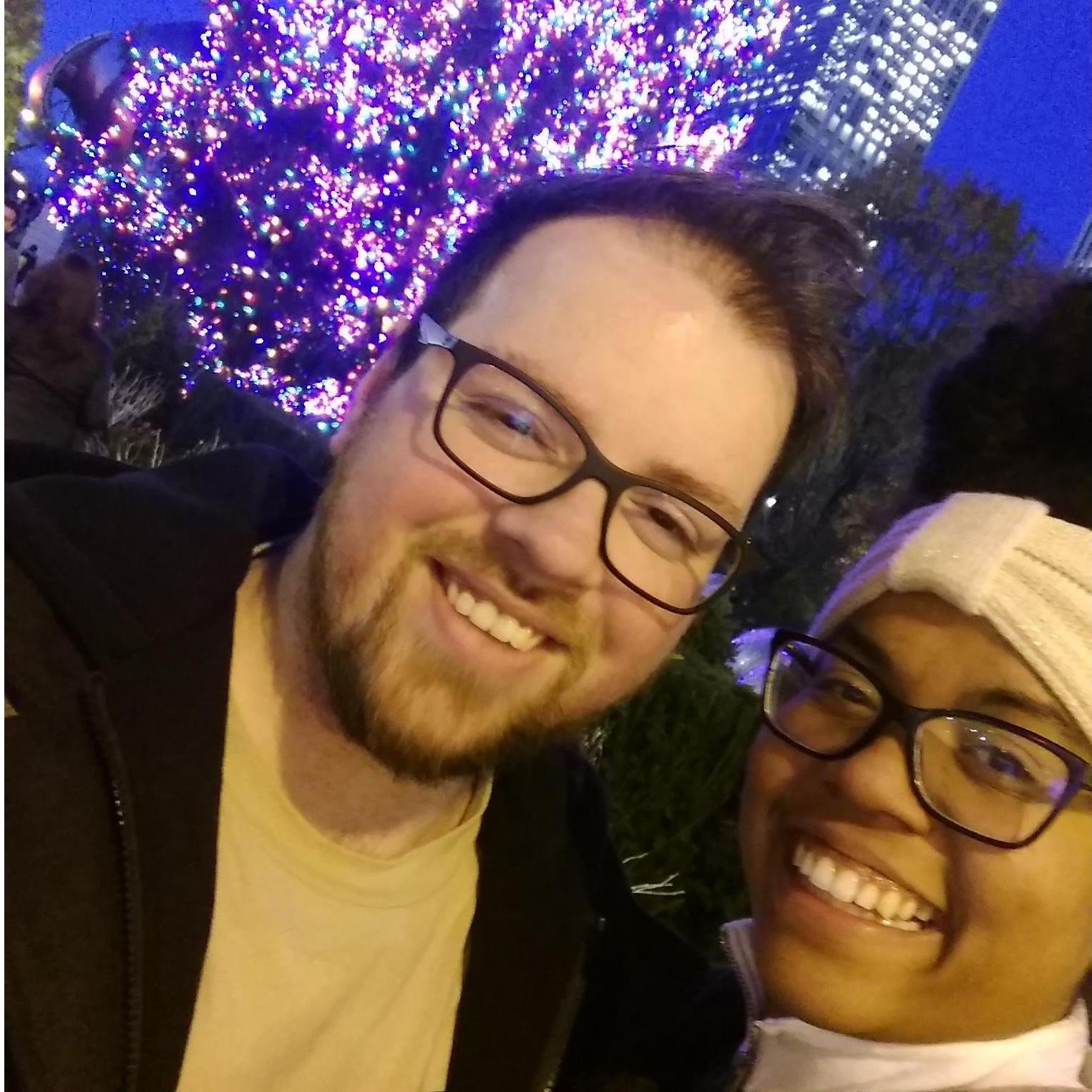 Christmas tree downtown