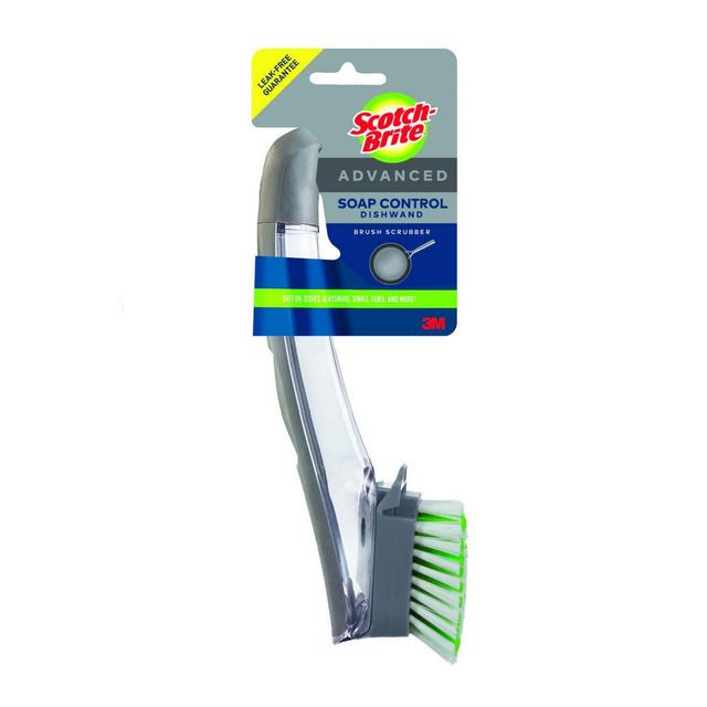 Scotch-Brite Advanced Soap Control Brush Scrubber Dishwand