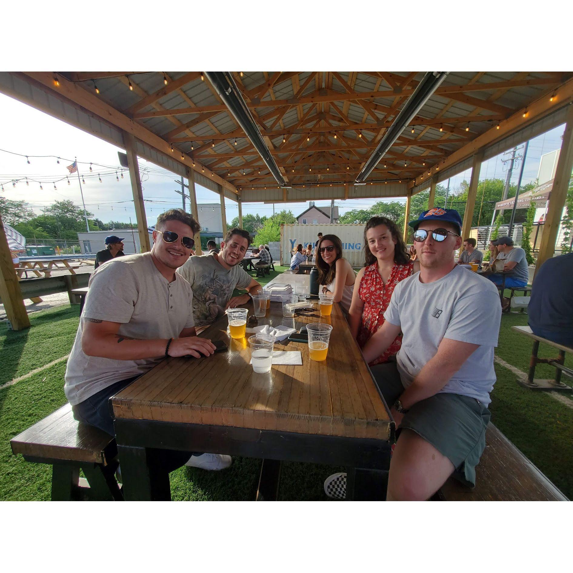 Brewery in Detroit, July 2021