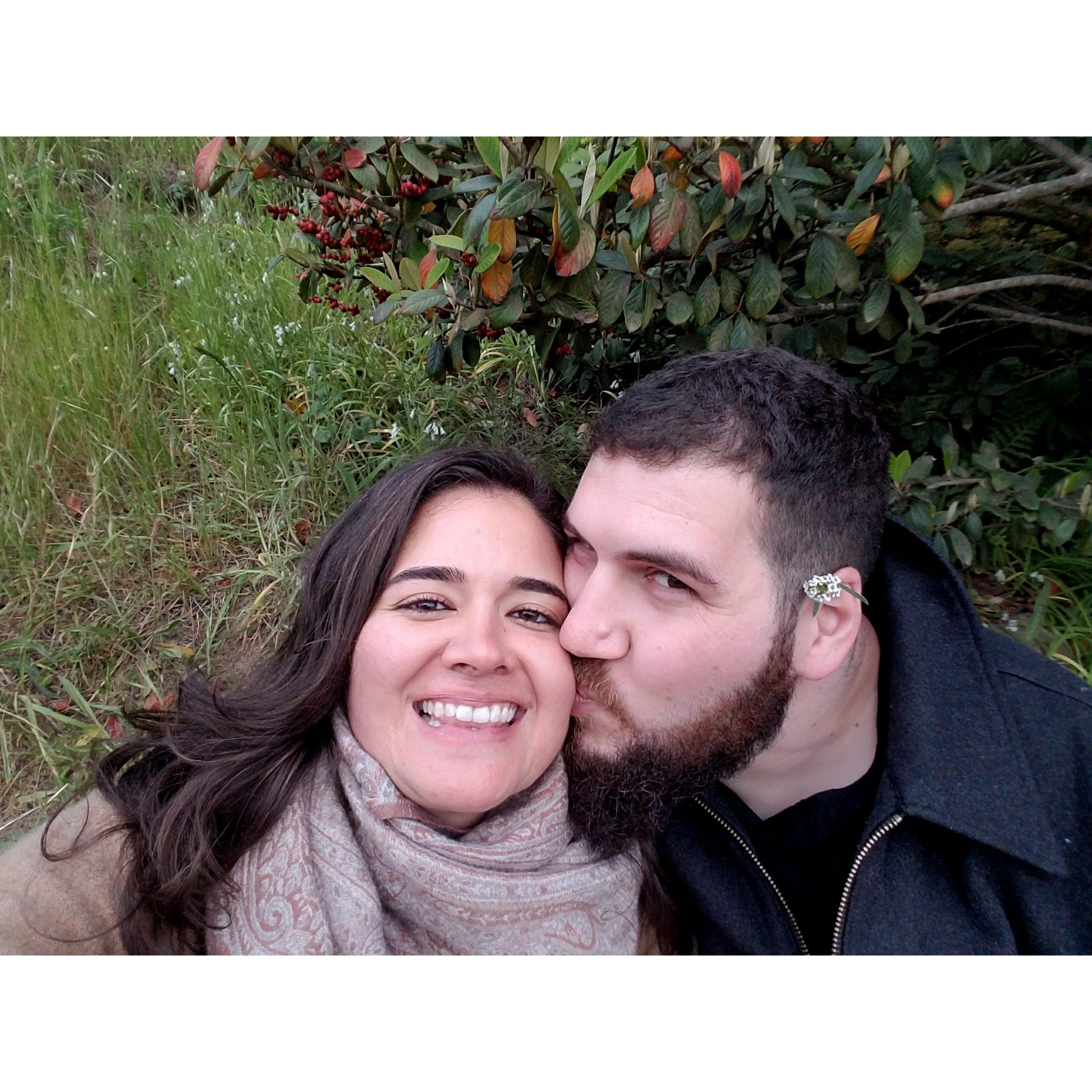 A stroll to Land's End on one of our first real couple dates.