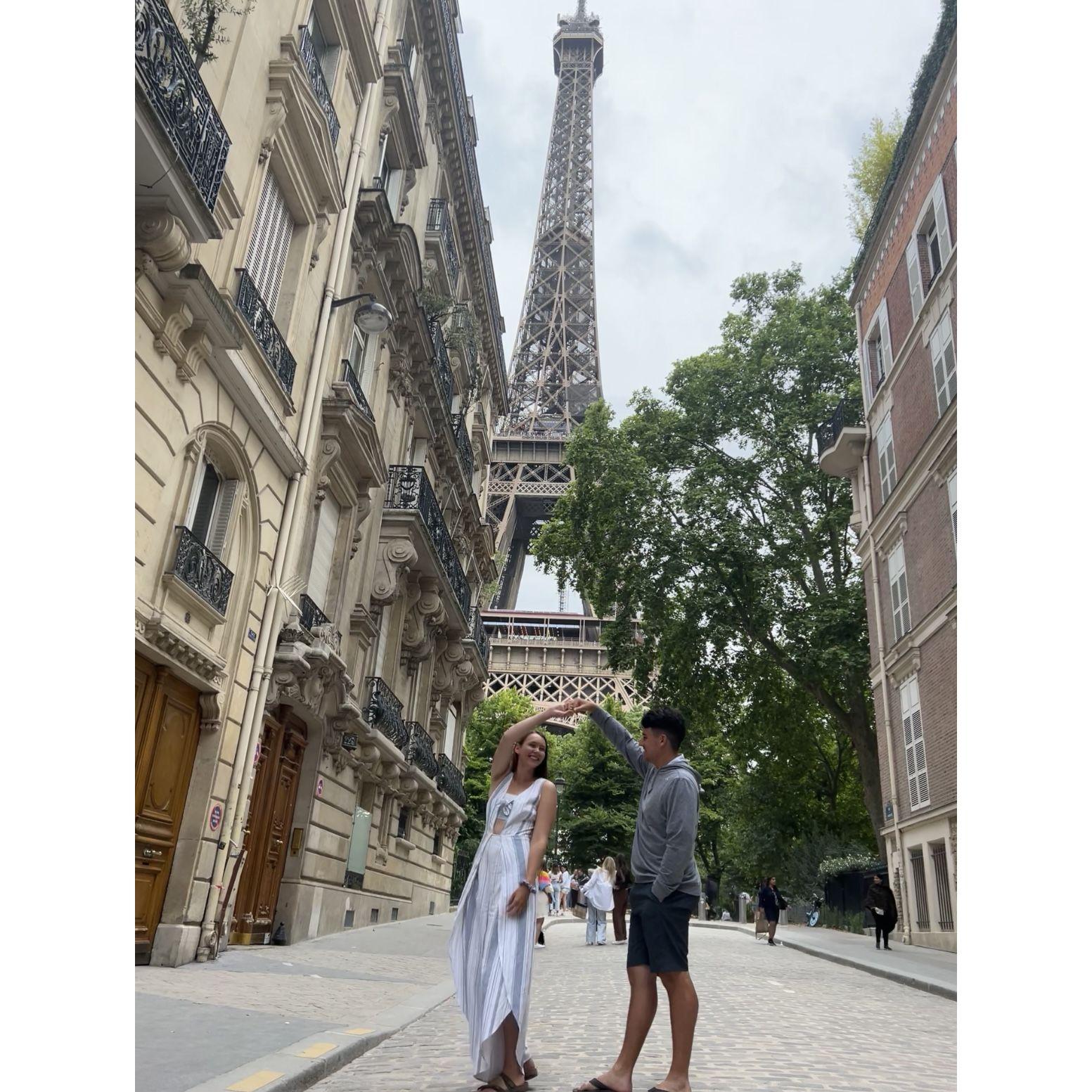 June 26, 2022: Eiffel Tower in Paris