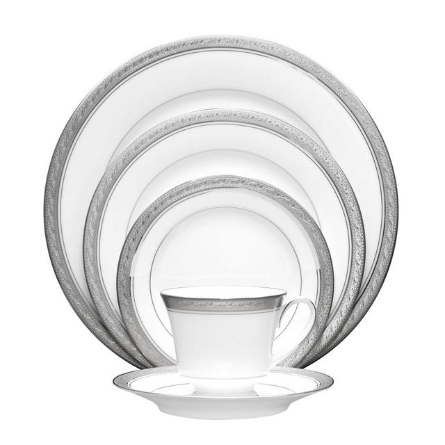 Noritake® Crestwood Platinum 20-Piece Dinnerware Set
