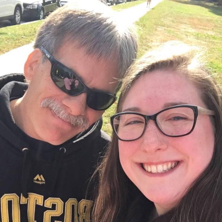 Ashley and her dad!