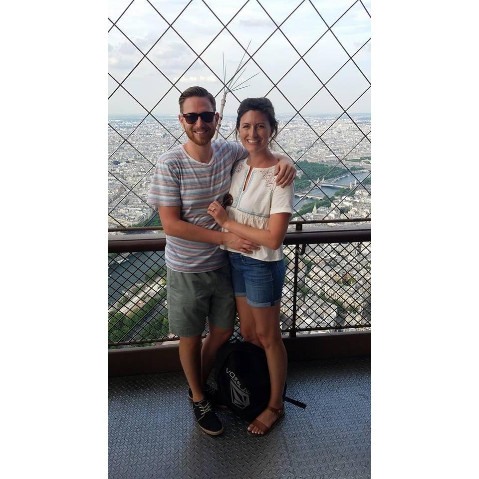 Visiting the top of the Eiffel Tower
