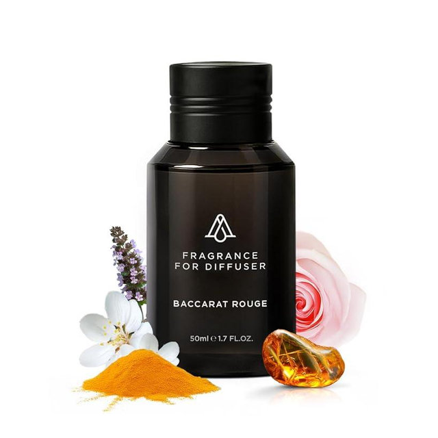 Aromaplan Hotel Scents Inspired by Baccarat Rouge, 1.7 Fl Oz (50 ml)- Home Luxury Aroma & Hotel Fragrance Essential Oil for Aromatherapy- USA Made, Bolder Aroma & Longer Lasting