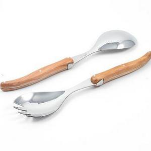 Laguiole Servers, Set of 2 - Olive Wood