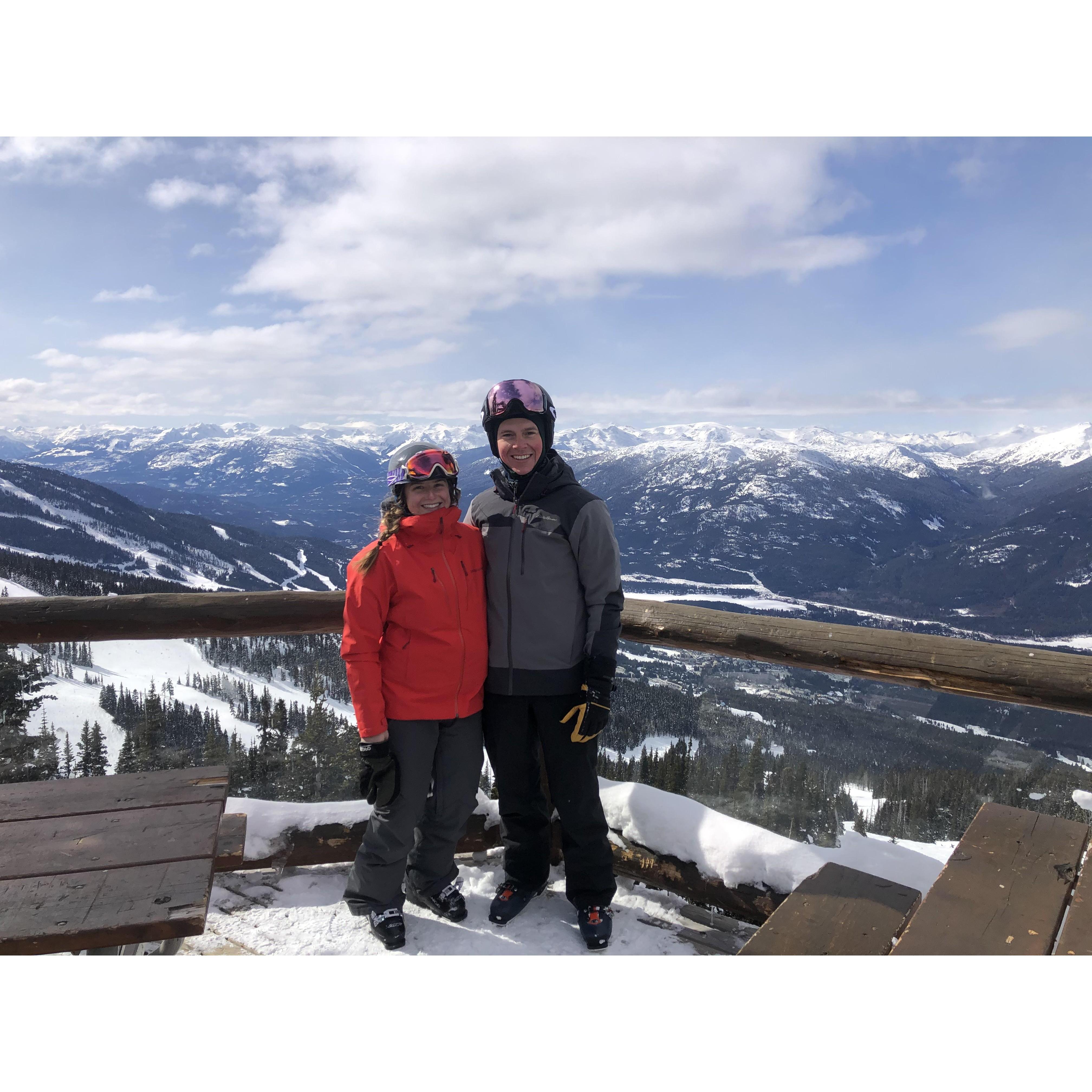 Fun day of skiing at Whistler/Blackcomb!