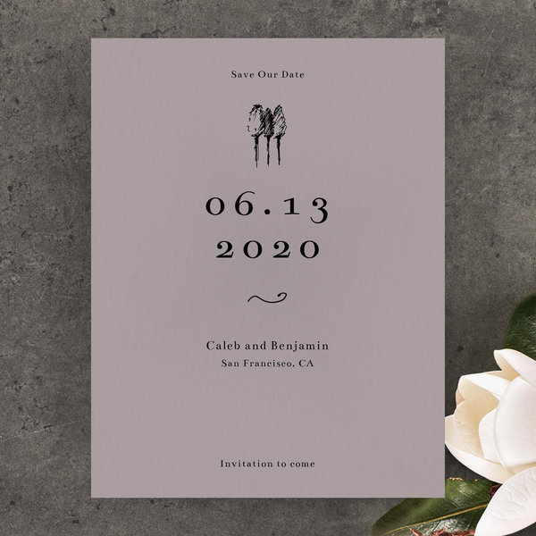 Zola Save The Dates - Rue Stamp