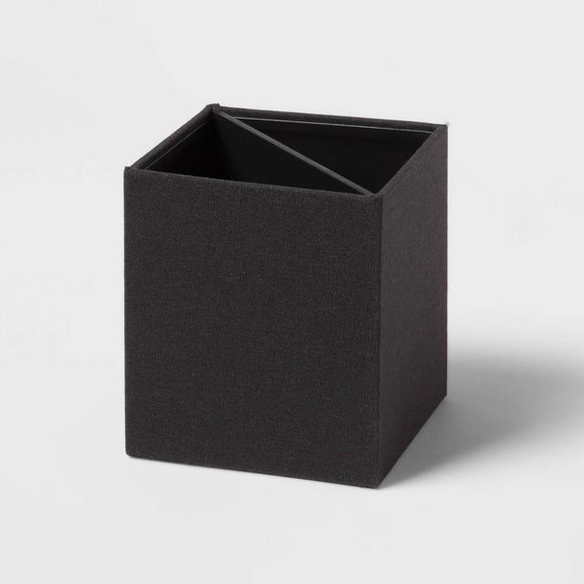 Canvas Pencil Cup Black - Brightroom™