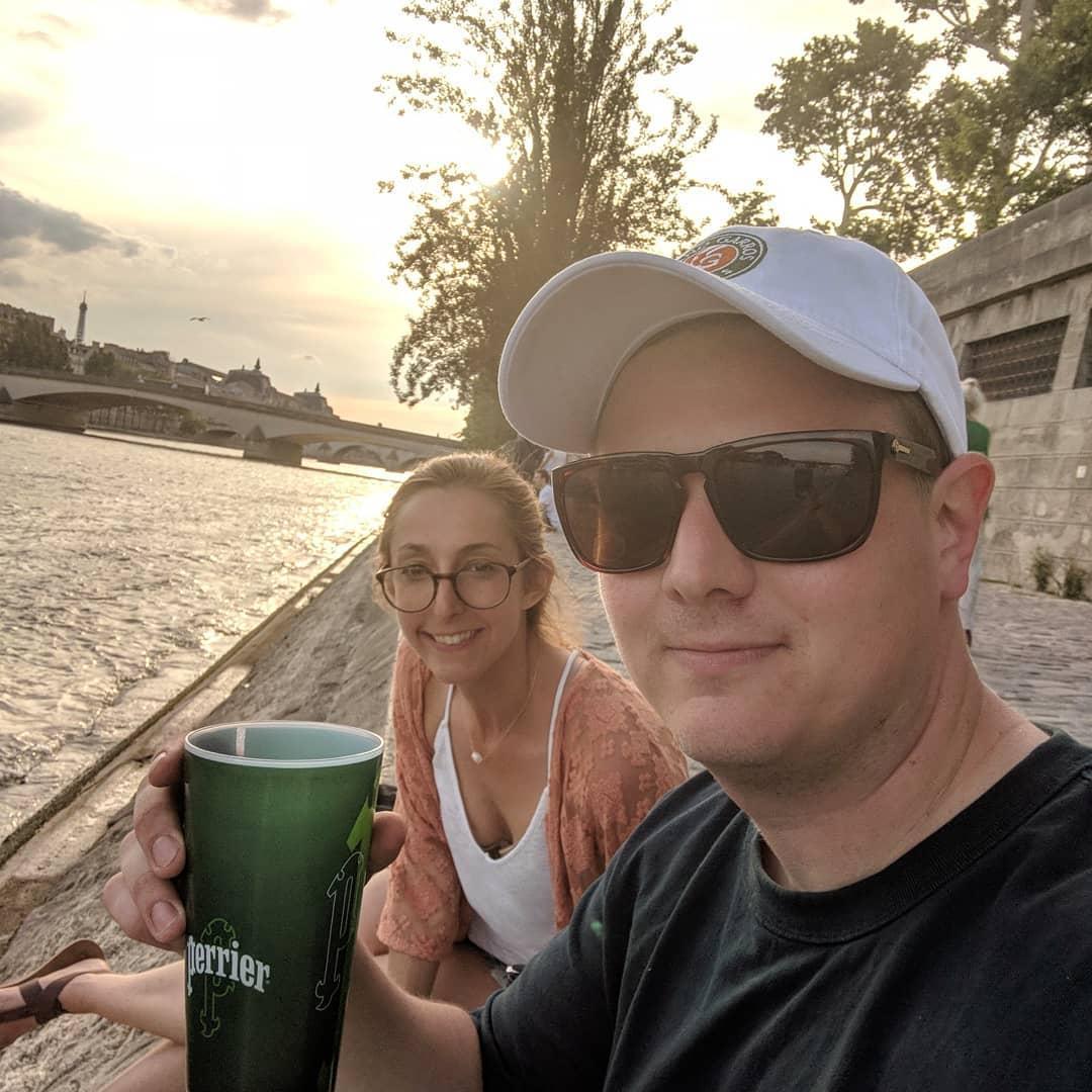 Rose on the Seine, Paris