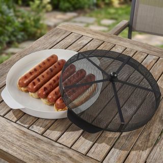 Gourmet Basics BBQ To Go Round Server with Mesh Cover