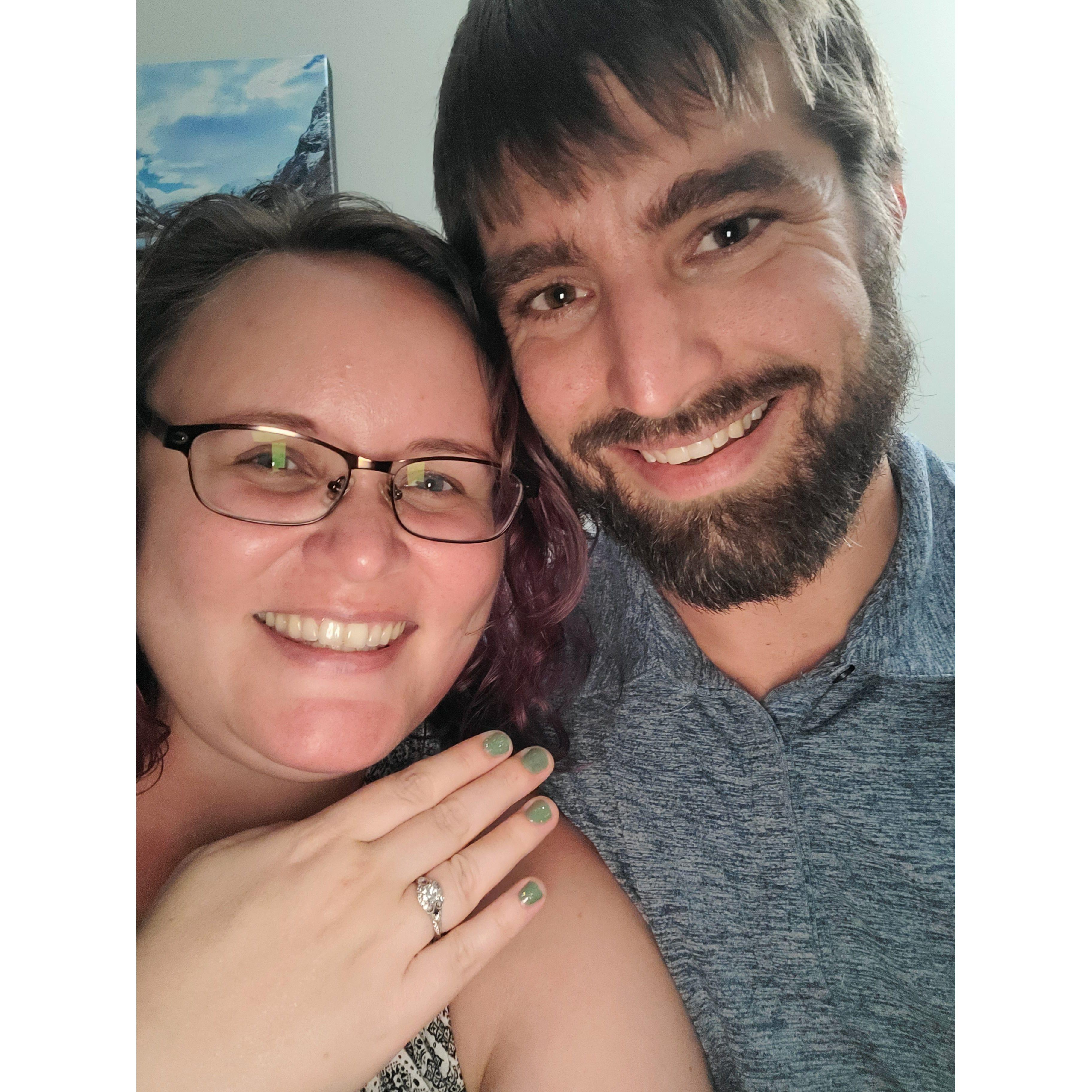 Right after our engagement!