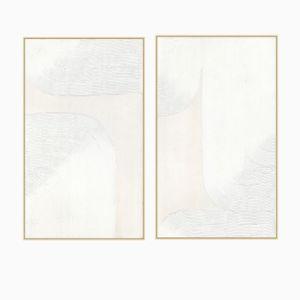 Texture in Coverage Framed Wall Art Set Of 2