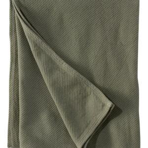Maine Twill Blanket in Olive Gray