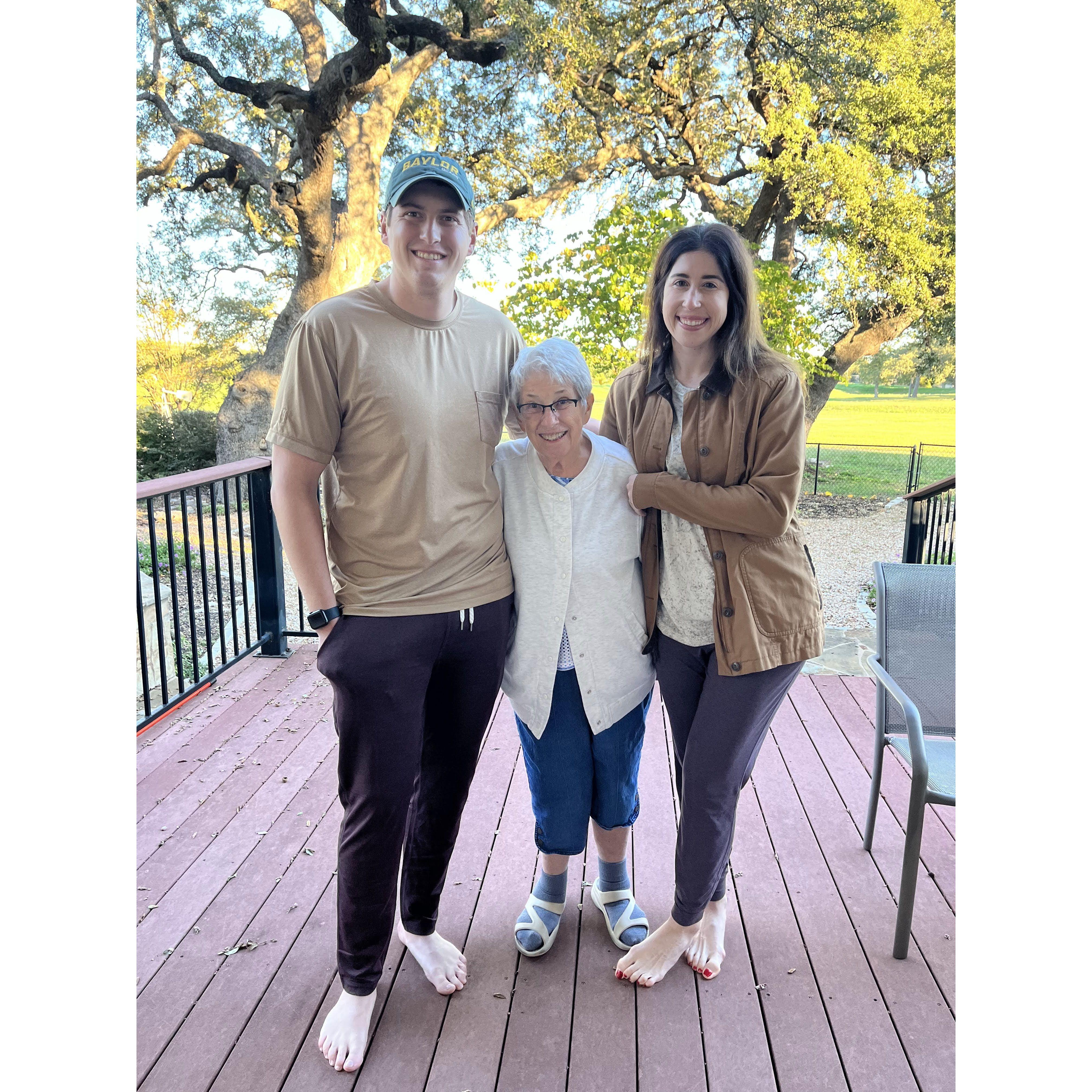 Austin, TX hanging with Grams