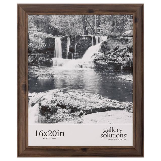 Gallery Solutions 16"x20" Wall Photo Frame Brown