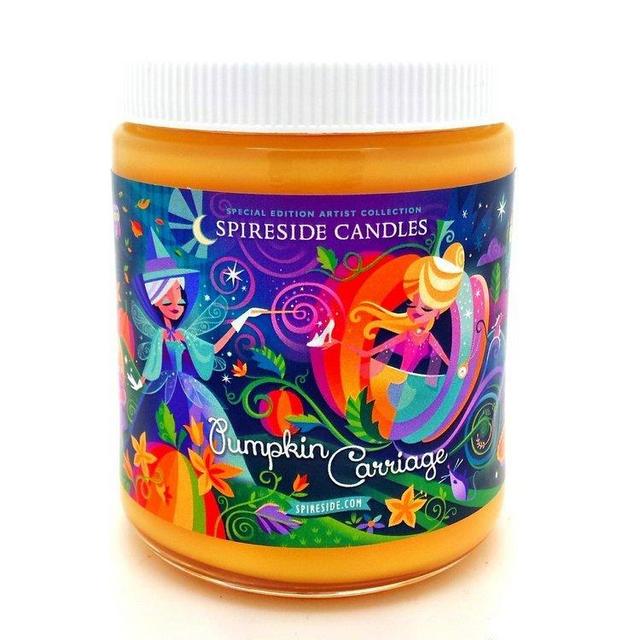 Pumpkin Carriage Candle