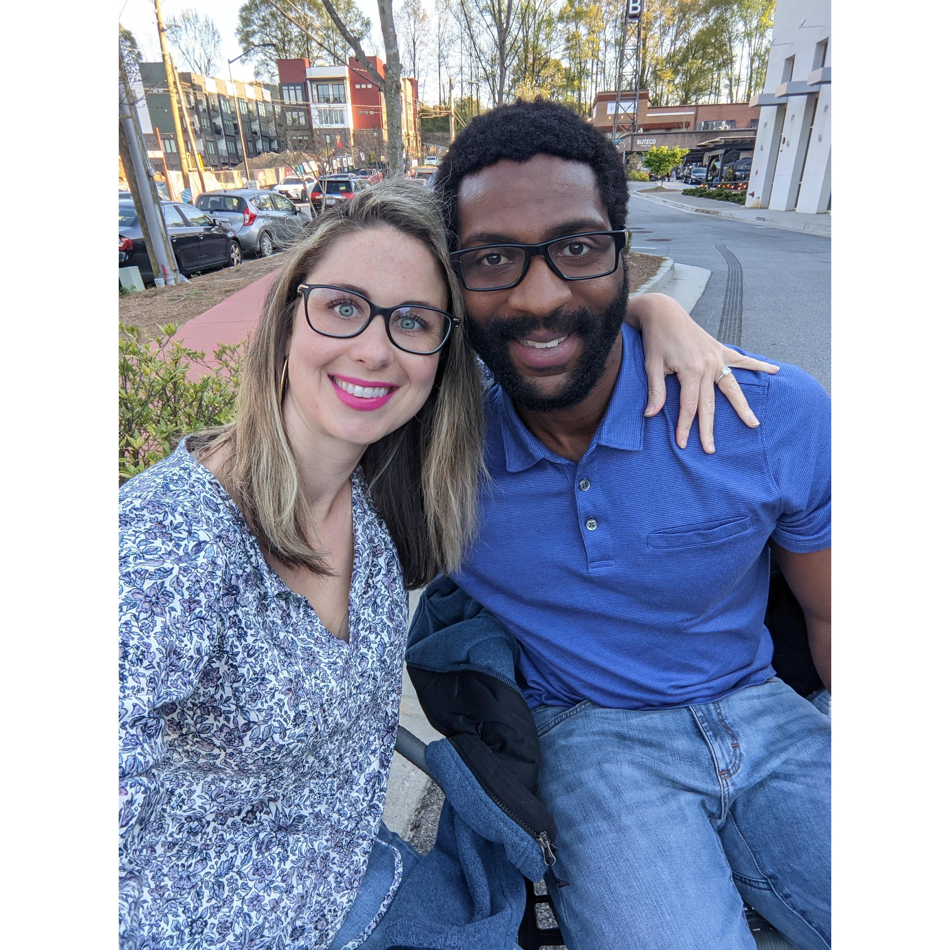 Our first date after being fully vaccinated!