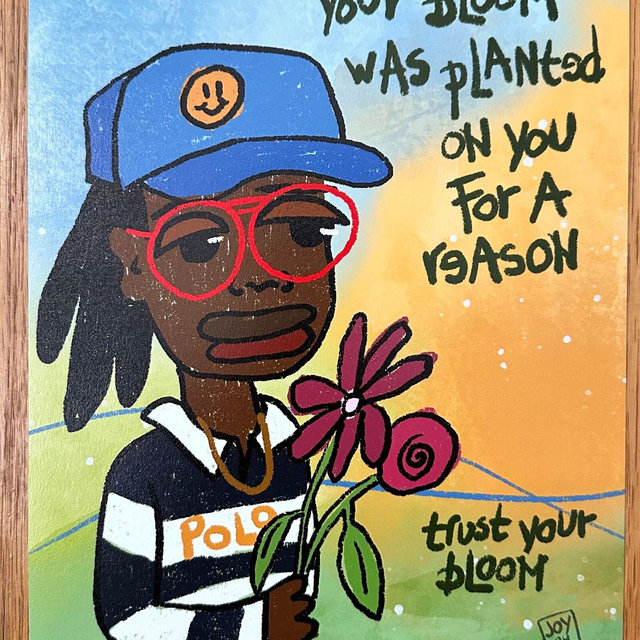 Your blooms were planted Print
