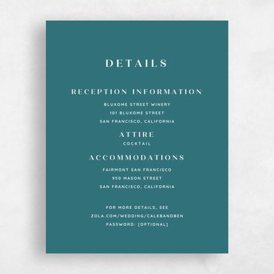 Teal Blue Wedding Enclosure - Barcelona