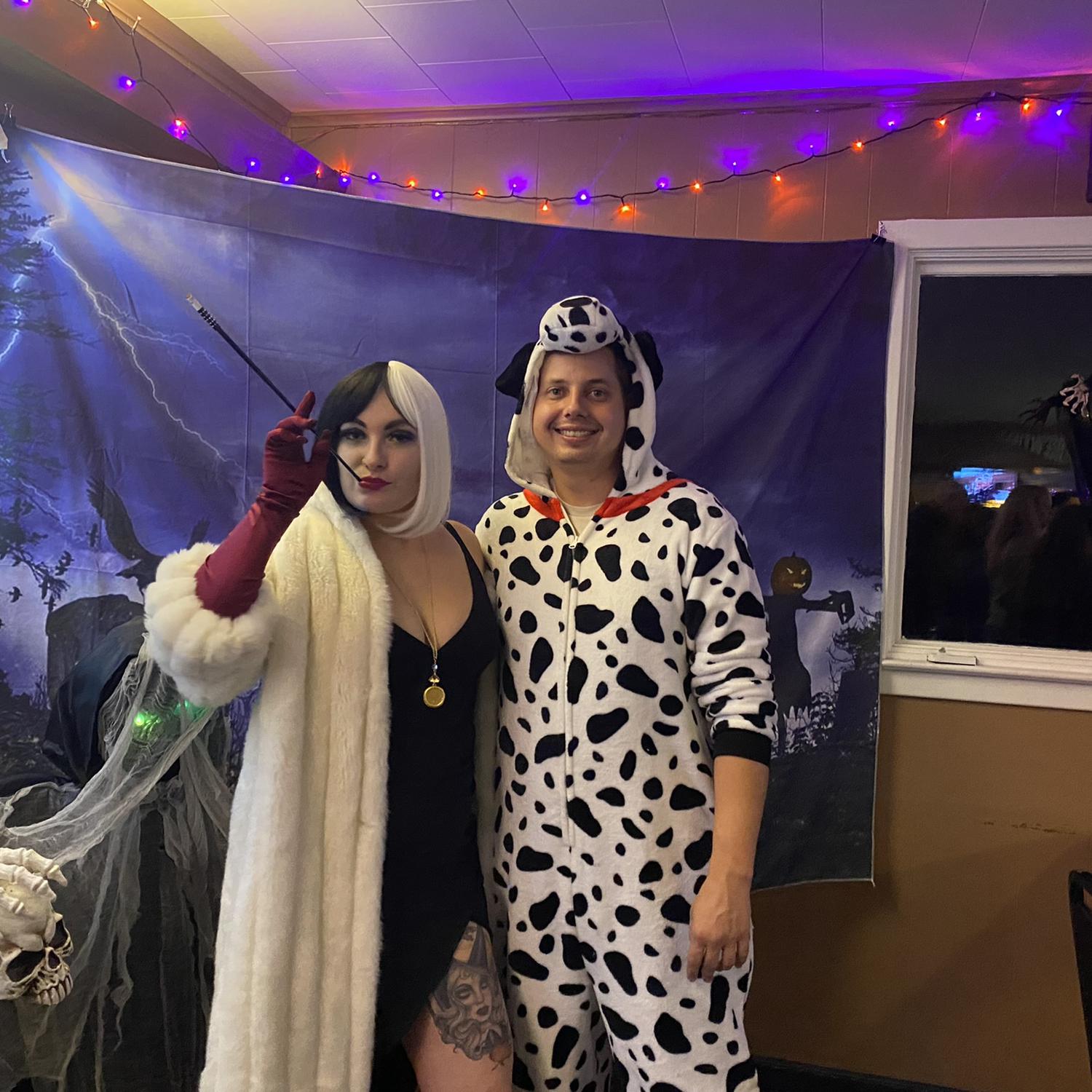Cruella Deville and Her Companion